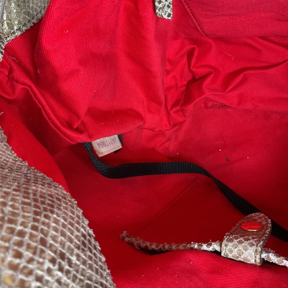 Dooney & Bourke Belvedere Gold Shoulder Bag - Picture 11 of 12